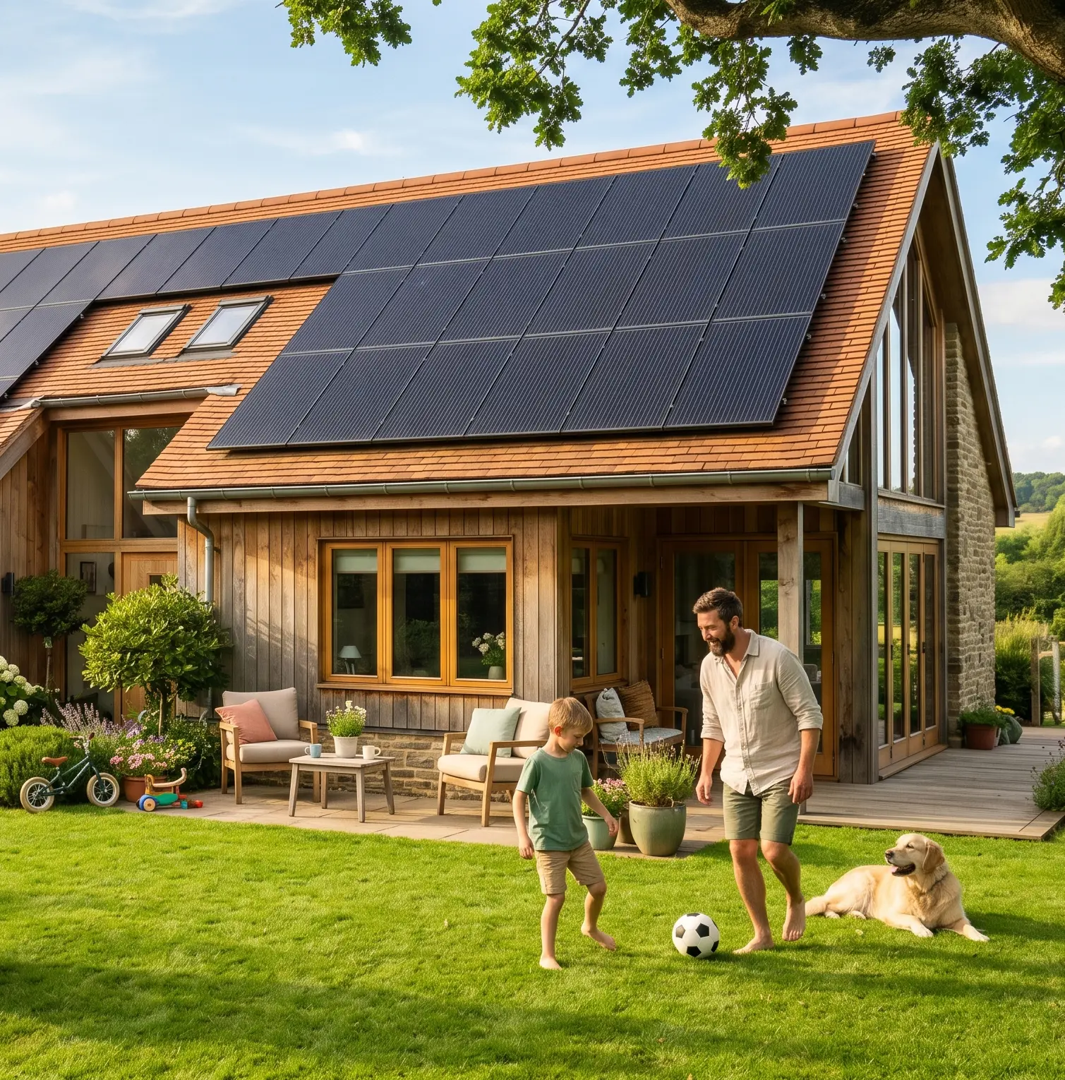 Мережеві сонячні електростанції для бізнесу та дому